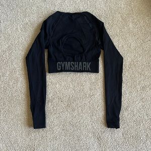 Flex Sports Long Sleeve Crop Top by Gymshark, size XS